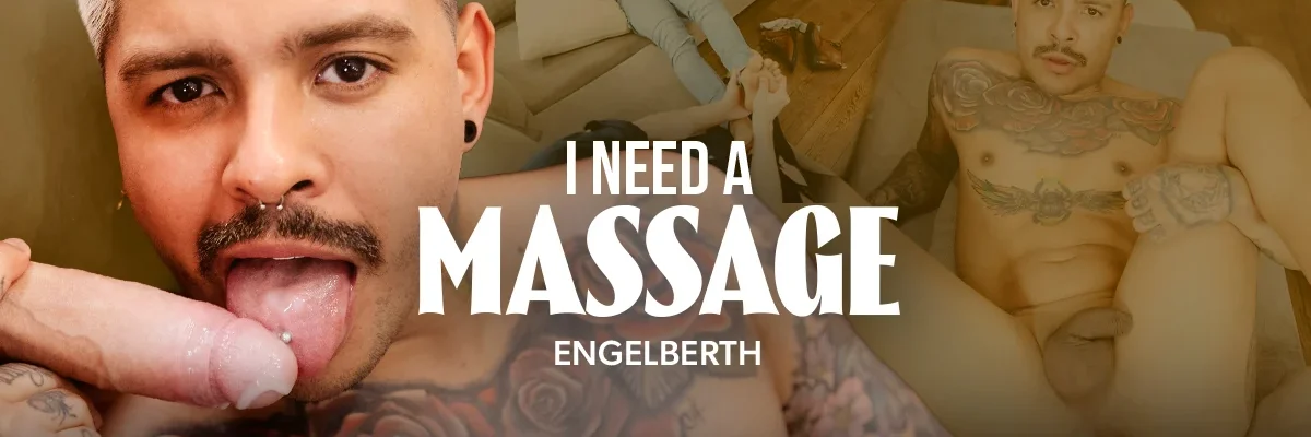 VirtualRealGay I need a massage ft Engelberth video cover poster