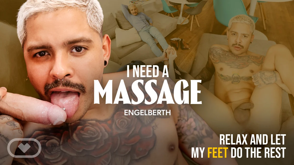 VirtualRealGay I need a massage ft Engelberth video cover poster