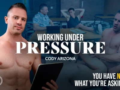 VirtualRealGay Working Under Pressure cover Cody Arizona